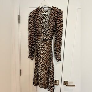 GANNI cheetah dress